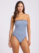 Seafolly Seafolly Horizon DD Bandeau One Piece Seafolly Horizon DD Bandeau One Piece Splash Swimwear One Piece
