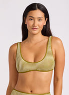 Seafolly Seafolly Horizon Scoop Neck Bikini Top - Guacamole Seafolly Horizon Scoop Neck Bikini Top - Guacamole Splash Swimwear Bikini Tops