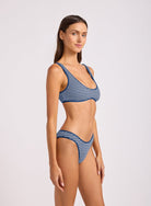 Seafolly Seafolly Horizon Scoop Neck Bikini Top - Marine Seafolly Horizon Scoop Neck Bikini Top - Marine Splash Swimwear Bikini Tops