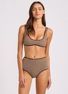 Seafolly Seafolly Horizon Scoop Neck Bikini Top - Mocha Seafolly Horizon Scoop Neck Bikini Top - Mocha Splash Swimwear