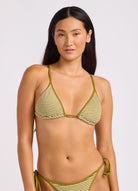 Seafolly Seafolly Horizon Slide Tri - Guacamole Seafolly Horizon Slide Tri - Guacamole Splash Swimwear Bikini Tops