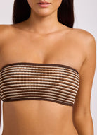 Seafolly Seafolly Horizon Tube Top - Mocha Seafolly Horizon Tube Top - Mocha Splash Swimwear