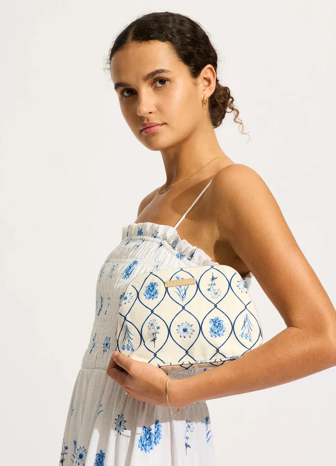 Seafolly Seafolly Marbella Pouch Bag 72145-BG Seafolly Marbella Pouch Bag Splash Swimwear Swimwear O/S 9360519099126