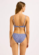 Seafolly Seafolly Marseille Hipster Bikini Bottom - Blue Indigo Seafolly Marseille Hipster Bikini Bottom - Blue Indigo Splash Swimwear Bikini Bottoms