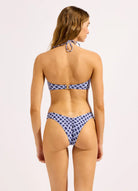 Seafolly Seafolly Marseille Ring Front Bandeau - Blue Indigo Seafolly Marseille Ring Front Bandeau - Blue Indigo Splash Swimwear Bikini Tops