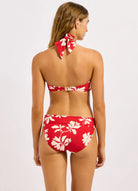 Seafolly Seafolly Mayflower Halter Bandeau - Cosmo Red Seafolly Mayflower Halter Bandeau - Cosmo Red Splash Swimwear Bikini Tops