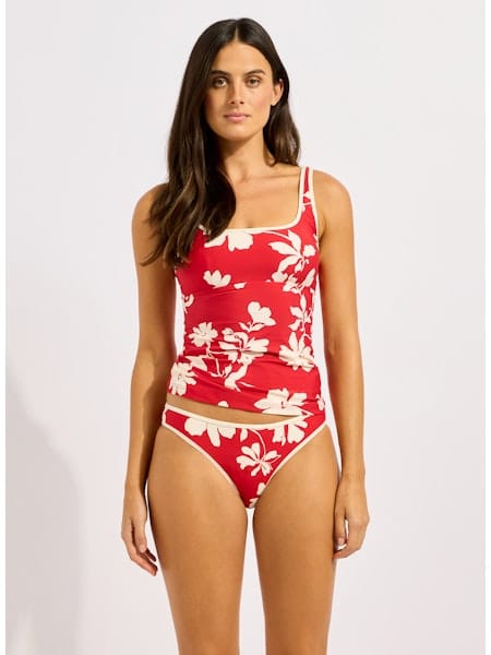 Seafolly Seafolly Mayflower Hipster Pant - Cosmo Red Seafolly Mayflower Hipster Pant - Cosmo Red Splash Swimwear Bikini Bottoms