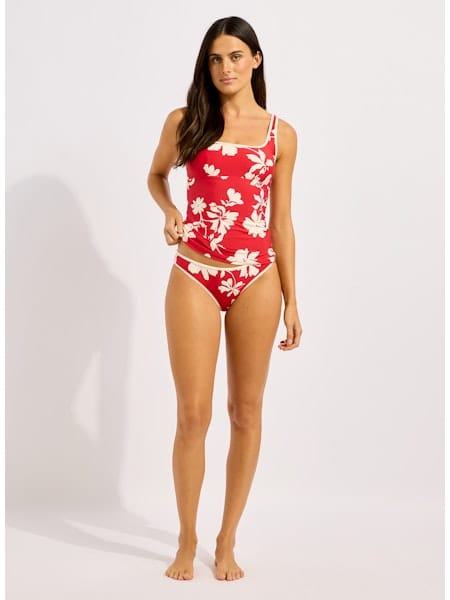 Seafolly Seafolly Mayflower Hipster Pant - Cosmo Red Seafolly Mayflower Hipster Pant - Cosmo Red Splash Swimwear Bikini Bottoms