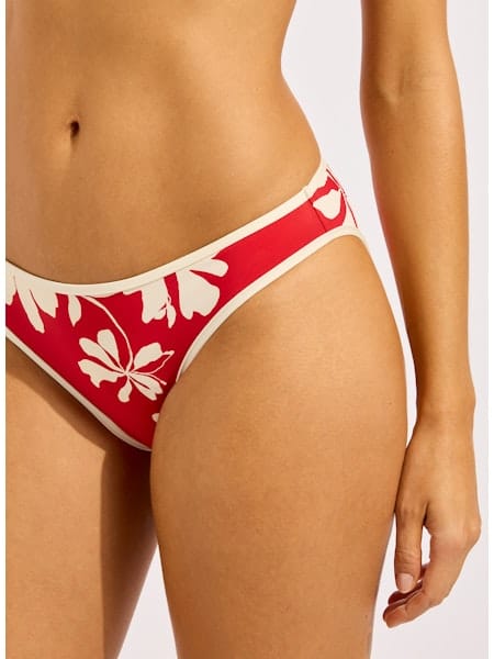Seafolly Seafolly Mayflower Hipster Pant - Cosmo Red Seafolly Mayflower Hipster Pant - Cosmo Red Splash Swimwear Bikini Bottoms