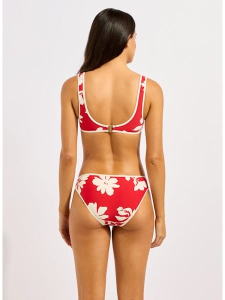 Seafolly Seafolly Mayflower Ring Front Tank - Cosmo Red Seafolly Mayflower Ring Front Tank - Cosmo Red Splash Swimwear Bikini Tops