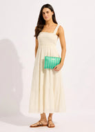 Seafolly Seafolly Mosaic Stripe Bikini Bag - Vivid green 72206-BG Seafolly Mosaic Stripe Bikini Bag - Vivid green Splash Swimwear OS 9360519203011