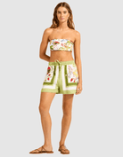 Seafolly Seafolly Riviera Coast Drawcord Short - Sage Seafolly Riviera Coast Drawcord Short - Sage Splash Swimwear