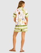 Seafolly Seafolly Riviera Coast Drawcord Short - Sage Seafolly Riviera Coast Drawcord Short - Sage Splash Swimwear