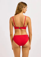 Seafolly Seafolly S.Collective Multi Strap Hipster Pant - Cosmo Red Seafolly S.Collective Multi Strap Hipster Pant - Cosmo Red Splash Swimwear Clothing Pant
