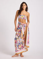 Seafolly Seafolly Sea Blossom Floral Sarong 55829-SG-OS Seafolly Sea Blossom Floral Sarong Splash Swimwear Vanilla / O/S 9360519232950