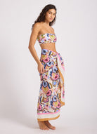 Seafolly Seafolly Sea Blossom Floral Sarong 55829-SG-OS Seafolly Sea Blossom Floral Sarong Splash Swimwear Vanilla / O/S 9360519232950