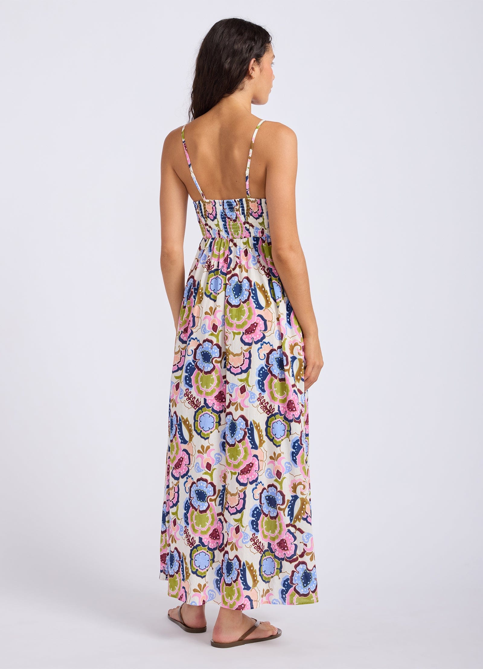 Seafolly Seafolly Sea Blossom Midi Dress - Vanilla Seafolly Sea Blossom Midi Dress - Vanilla Splash Swimwear Dress