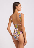 Seafolly Seafolly Sea Blossom Multi Fit Longline Triangle Bikini Top Seafolly Sea Blossom Multi Fit Longline Triangle Bikini Top Splash Swimwear