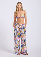 Seafolly Seafolly Sea Blossom Wide Leg Pant Seafolly Sea Blossom Wide Leg Pant Splash Swimwear Pant