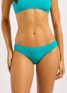 Seafolly Seafolly Sea Dive Hipster Pant- Caribbean Blue Seafolly Sea Dive Hipster Pant- Caribbean Blue Splash Swimwear Clothing Pant