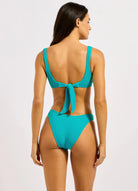 Seafolly Seafolly Sea Dive Multi Fit Longline Top - Caribbean Blue Seafolly Sea Dive Multi Fit Longline Top - Caribbean Blue Splash Swimwear Bikini Tops