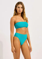 Seafolly Seafolly Sea Dive Tube Top - Caribbean Blue Seafolly Sea Dive Tube Top - Caribbean Blue Splash Swimwear Bikini Tops