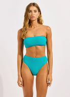 Seafolly Seafolly Sea Dive Tube Top - Caribbean Blue Seafolly Sea Dive Tube Top - Caribbean Blue Splash Swimwear Bikini Tops