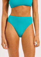 Seafolly Seafolly Sea Dive Underwire Bra & High Rise Pant Bikini Set - Caribbean Blue 31418-861+40609-861-6 Seafolly Sea Dive Underwire Bra & High Rise Pant Bikini Set - Caribbean Blue Splash Swimwear Bikini Set 6 65633431000441