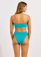 Seafolly Seafolly Sea Dive Underwire Bra & High Rise Pant Bikini Set - Caribbean Blue 31418-861+40609-861-6 Seafolly Sea Dive Underwire Bra & High Rise Pant Bikini Set - Caribbean Blue Splash Swimwear Bikini Set 6 65633431000441