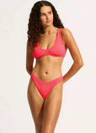 Seafolly Seafolly Sea Dive Underwire Bra - Snapdragon Seafolly Sea Dive Underwire Bra - Snapdragon Splash Swimwear Bikini Tops