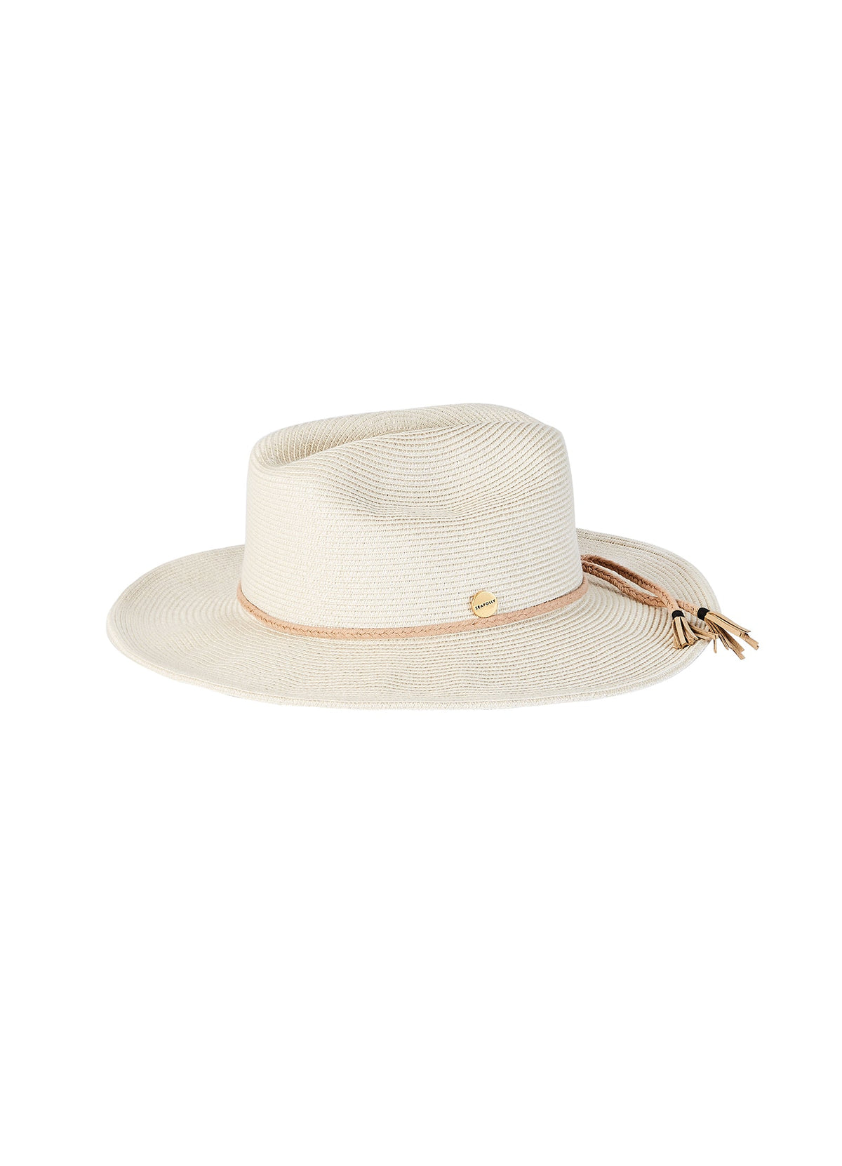 Seafolly Seafolly Shady Lady Packable Coyote - Natural 71415-HT Splash Swimwear Hats O/S 9349623619239