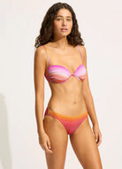 Seafolly Seafolly Spectrum Ruched Split Wire Bra 31517-218 Seafolly Spectrum Ruched Split Wire Bra Splash Swimwear AU8/US4 9360519053432