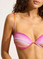 Seafolly Seafolly Spectrum Ruched Split Wire Bra 31517-218 Seafolly Spectrum Ruched Split Wire Bra Splash Swimwear AU8/US4 9360519053432