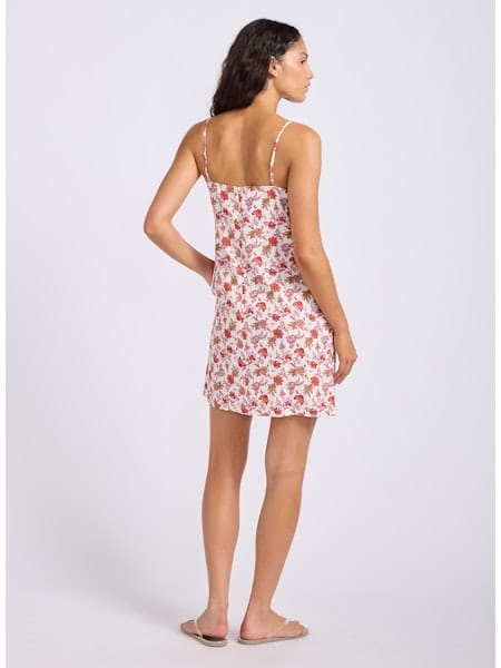 Seafolly Seafolly Summer Chintz Bandeau Mini Dress Bandeau Mini Dress Ecru | Seafolly Splash Swimwear Dress