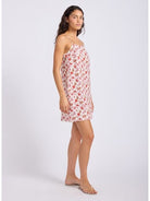Seafolly Seafolly Summer Chintz Bandeau Mini Dress Bandeau Mini Dress Ecru | Seafolly Splash Swimwear Dress