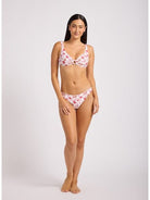 Seafolly Seafolly Summer Chintz MultiFit Ring Front Tank MultiFit Ring Front Tank Ecru | Seafolly Splash Swimwear Bikini Tops