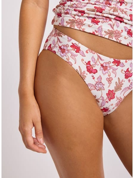 Seafolly Seafolly Summer Chintz Retro Pant Retro Pant Ecru | Seafolly Splash Swimwear Bikini Bottoms