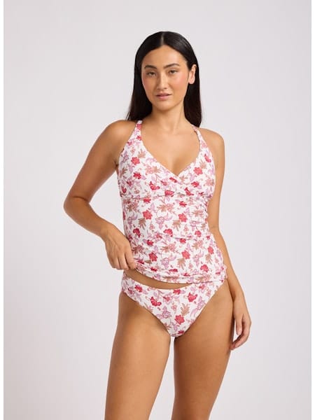 Seafolly Seafolly Summer Chintz Retro Pant Retro Pant Ecru | Seafolly Splash Swimwear Bikini Bottoms