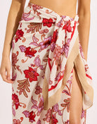 Seafolly Seafolly Summer Chintz Sarong 55776-SG-OS Summer Chintz Sarong Ecru | Seafolly Splash Swimwear Sarong Ecru / O/S 9360519210637