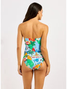 Seafolly Seafolly Viva Vacation Bandeau One Piece - Powder Blue Seafolly Viva Vacation Bandeau One Piece - Powder Blue Splash Swimwear One Piece