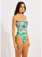 Seafolly Seafolly Viva Vacation Bandeau One Piece - Powder Blue Seafolly Viva Vacation Bandeau One Piece - Powder Blue Splash Swimwear One Piece