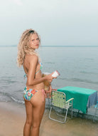 Seafolly Seafolly Viva Vacation Hipster Tie Side Bikini Bottom - Powder Blue Seafolly Viva Vacation Hipster Tie Side Bikini Bottom - Powder Blue Splash Swimwear