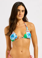 Seafolly Seafolly Viva Vacation Longline Slide Tri - Powder Blue Seafolly Viva Vacation Longline Slide Tri - Powder Blue Splash Swimwear Bikini Tops