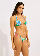 Seafolly Seafolly Viva Vacation Longline Slide Tri - Powder Blue Seafolly Viva Vacation Longline Slide Tri - Powder Blue Splash Swimwear Bikini Tops