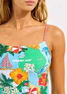 Seafolly Seafolly Viva Vacation Square Neck One Piece - Powder Blue Seafolly Viva Vacation Square Neck One Piece - Powder Blue Splash Swimwear One Pieces