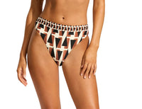 Seafolly Secret Garden High Rise Pant - Black Seafolly Secret Garden High Rise Pant - Black Splash Swimwear Bikini Bottoms