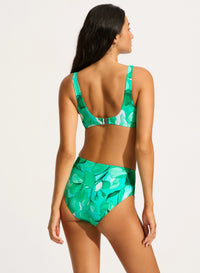 Seafolly Secret Garden Ring Front Tank - Jade Seafolly Secret Garden Ring Front Tank - Jade Splash Swimwear Bikini Tops