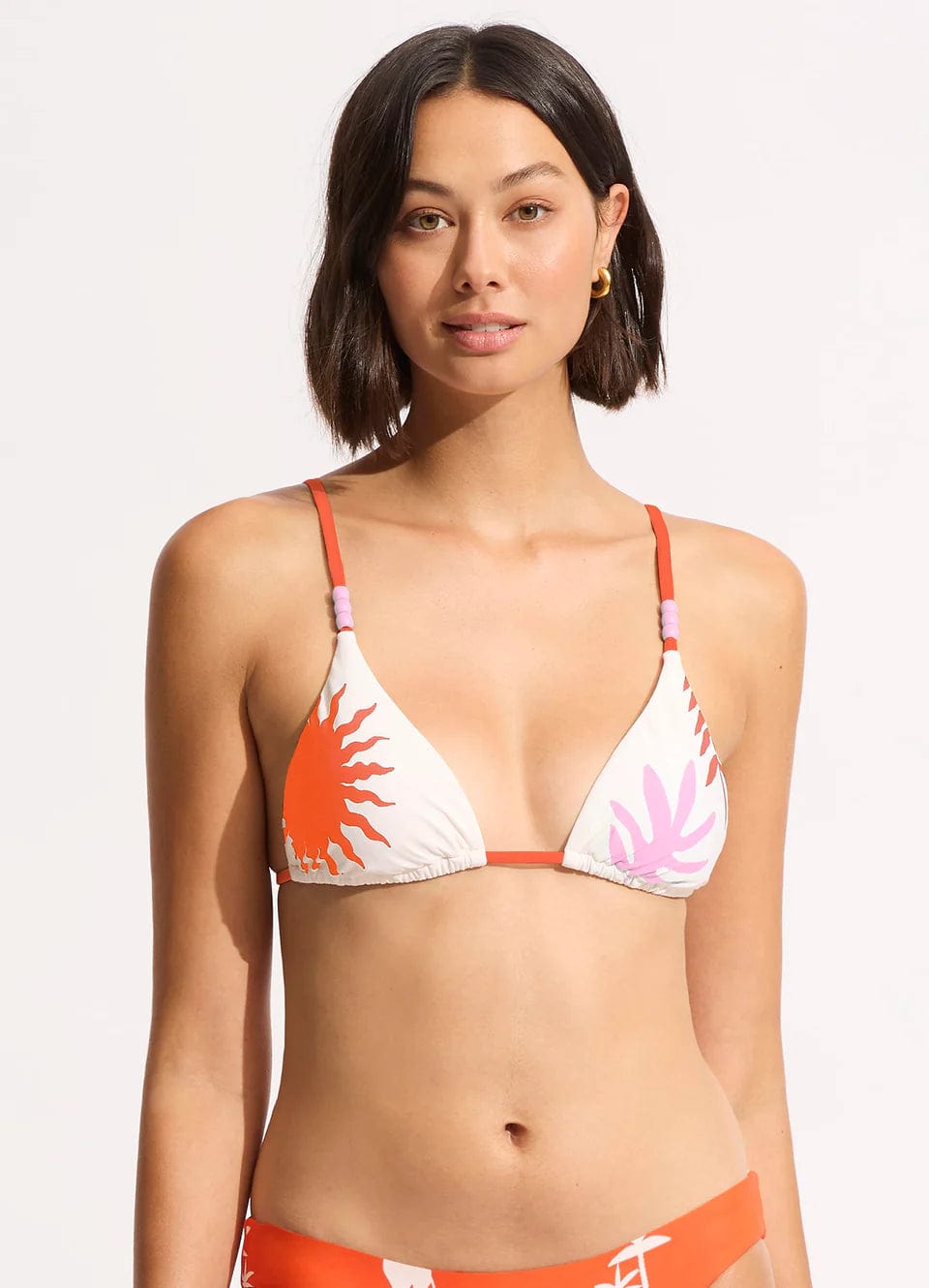 Seafolly Set La Palma Reversible Bikini Set - Tamarillo Seafolly La Palma Reversible Set - Tamarillo Splash Swimwear Swimwear 14 1000019030