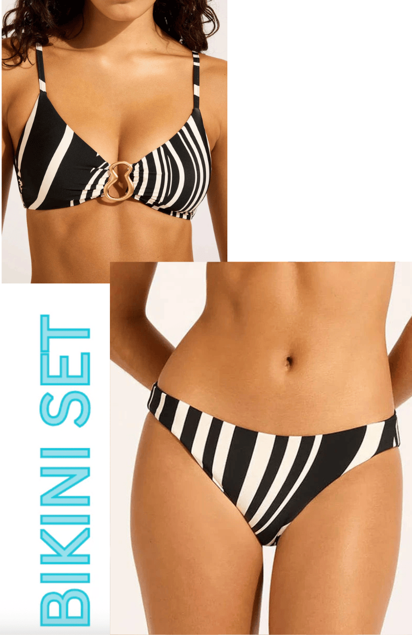 Seafolly Set Seafolly Coastline Ring Front Bralette & Reversible Hipster Pant Bikini Set - Black Seafolly Coastline Ring Front Bralette & Reversible Hipster Pant Bikini Set - Black Splash Swimwear Bikini Set AU8/US4 1000029560