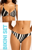 Seafolly Set Seafolly Coastline Ring Front Bralette & Reversible Hipster Pant Bikini Set - Black Seafolly Coastline Ring Front Bralette & Reversible Hipster Pant Bikini Set - Black Splash Swimwear Bikini Set AU8/US4 1000029560